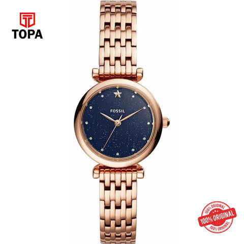 Topa Fossil-ES-4522-Carlie-Mini-Three-Hand-Metal-Band-Women-Watch - Product Image 1