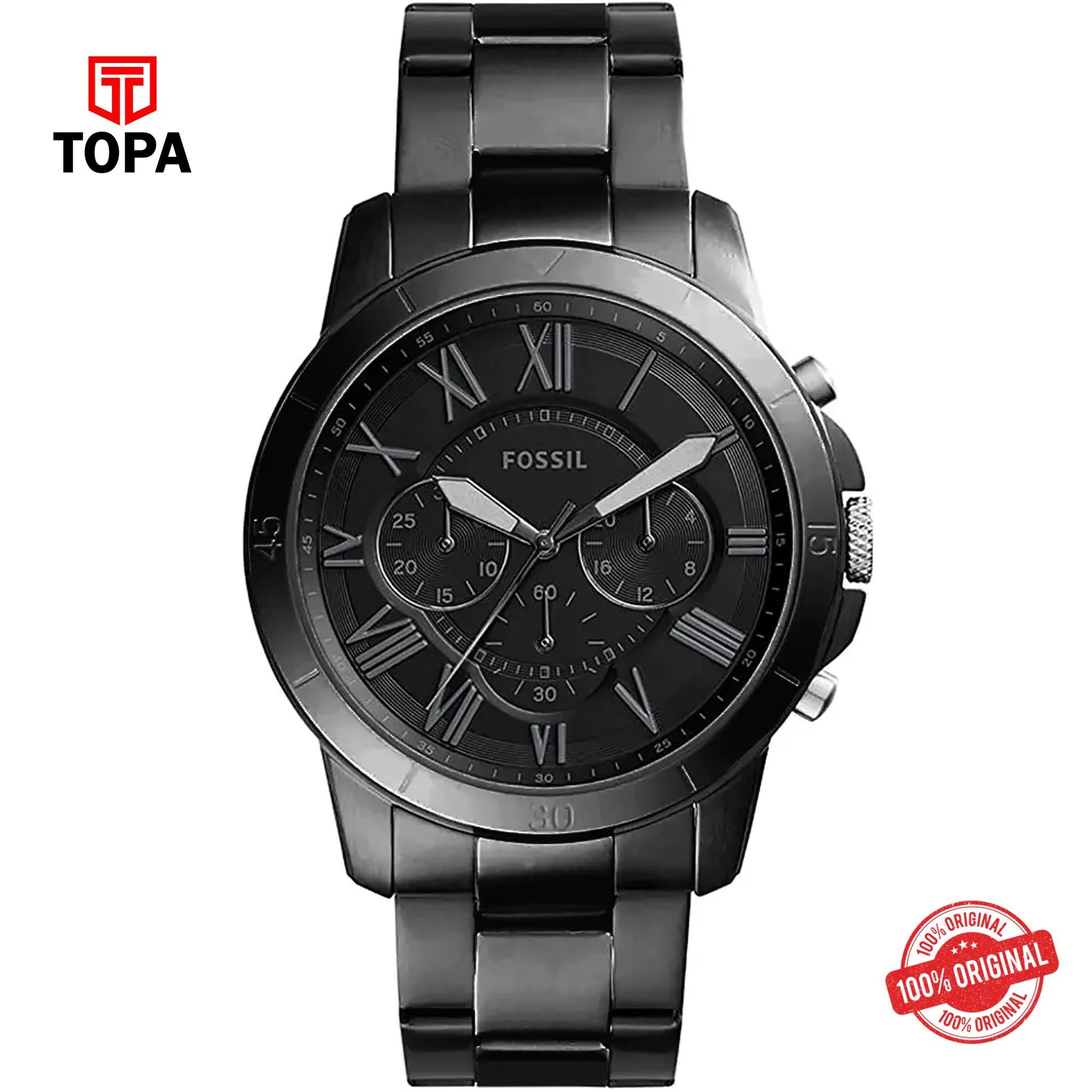 Topa Fossil-FS-5269-Grant-Metal-Band-Men-Watch - Product Image 1