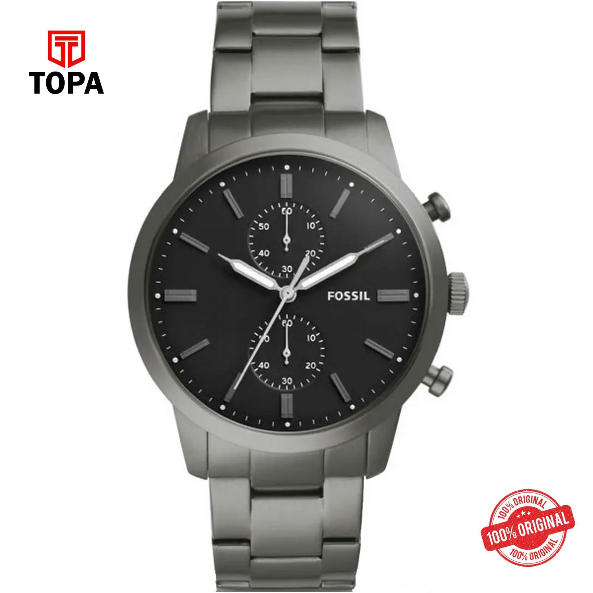 Topa Fossil-FS-5349-Townsman-Metal-Band-Men-Watch - Product Image 1