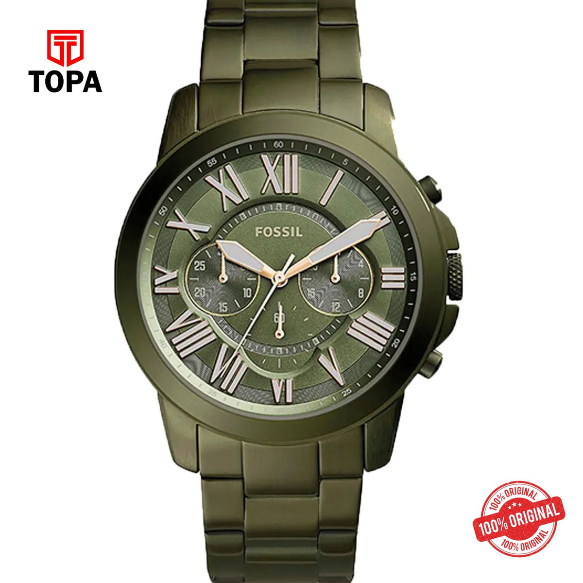 Topa Fossil-FS-5375-Grant-Metal-Band-Men-Watch - Product Image 1