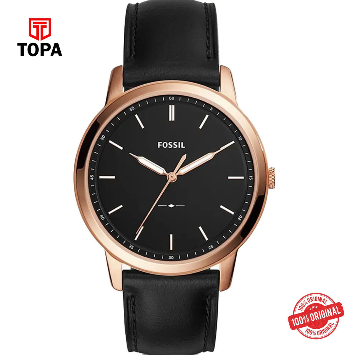 Topa Fossil-FS-5376-Leather-Band-Men-Watch - Product Image 1