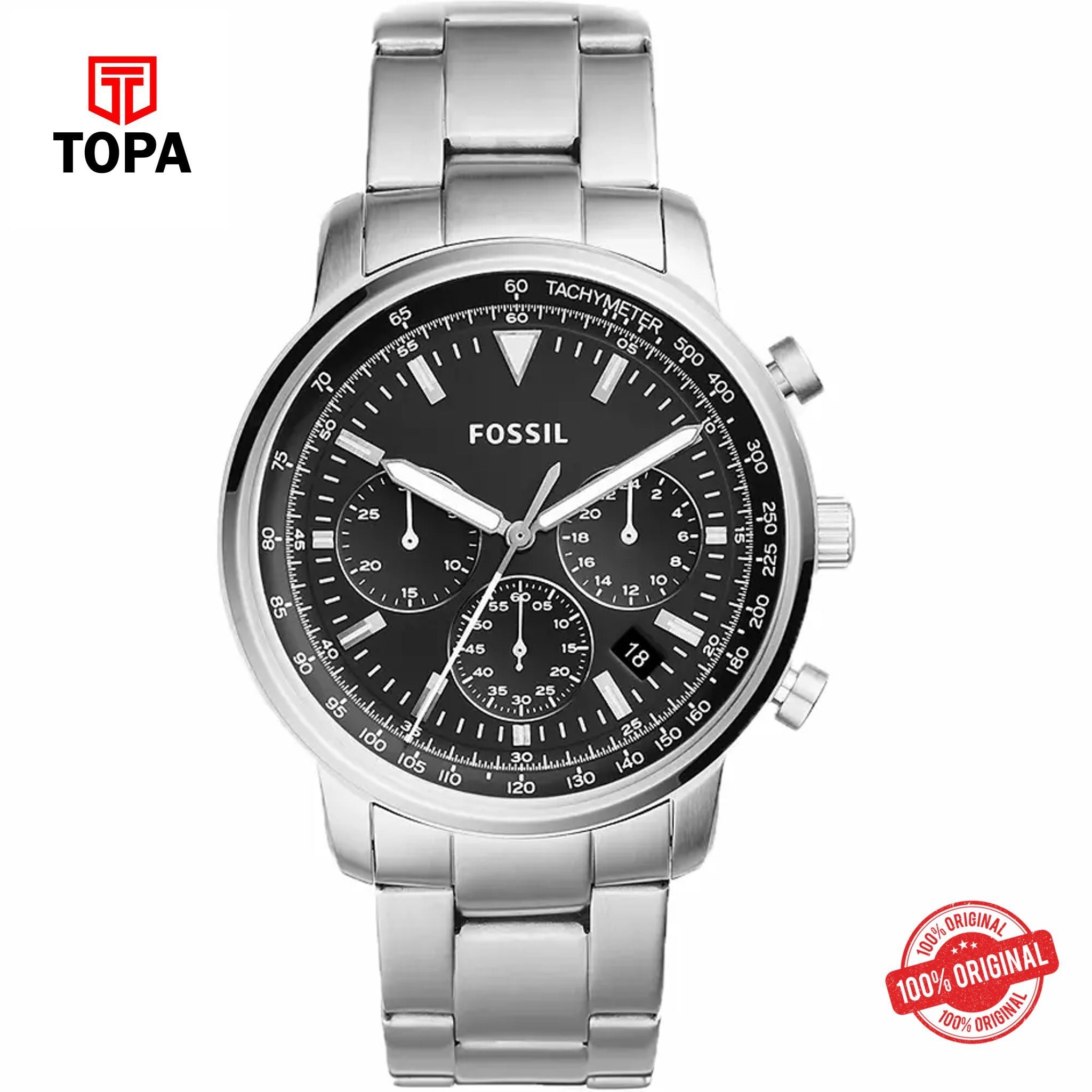 Topa Fossil-FS-5412-Goodwin-Metal-Band-Men-Watch - Product Image 1