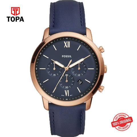 Topa Fossil-FS-5454-Leather-Band-Men-Watch - Product Image 1