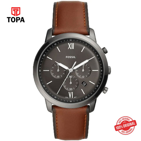Topa Fossil-FS-5512-Neutra-Leather-Band-Men-Watch - Product Image 1