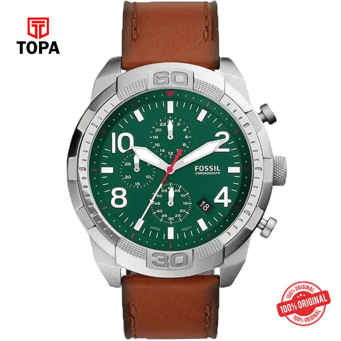 Topa Fossil-FS-5738-Leather-Band-Men-Watch - Product Image 1