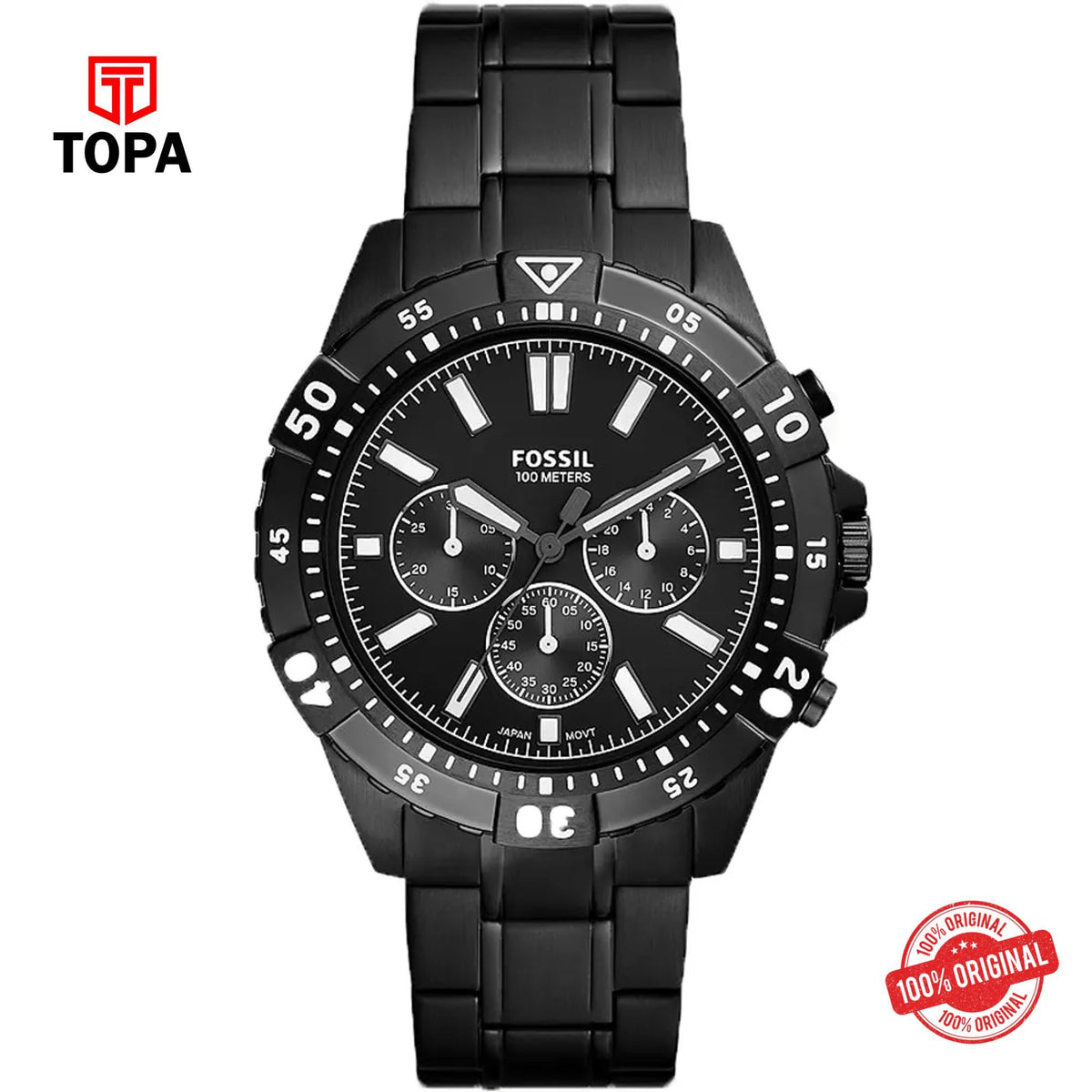 Topa Fossil-FS-5773-Garrett-Metal-Band-Men-Watch - Product Image 1