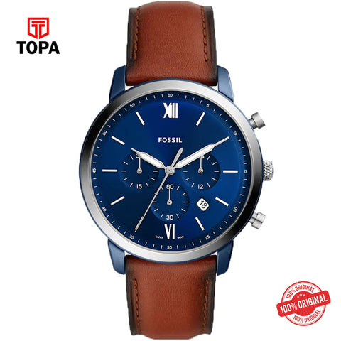 Topa Fossil-FS-5791-Neutra-Leather-Band-Men-Watch - Product Image 1