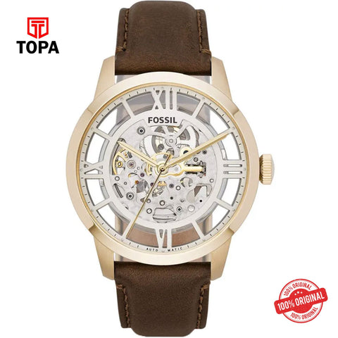Topa Fossil-ME-3043-Townsman-Leather-Band-Men-Watch - Product Image 1