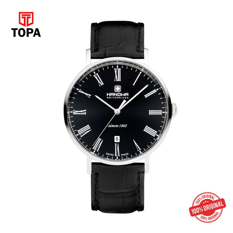 Topa HANOWA - HAWGB0001001 - MEN'S LEATHER WRIST WATCH - Product Image 1