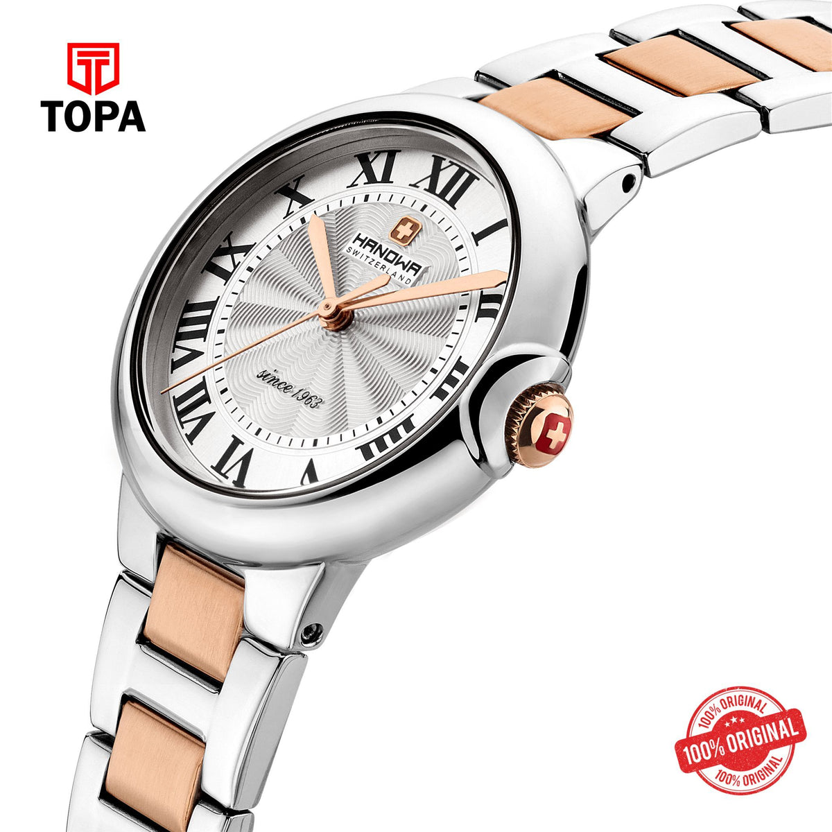 Hanowa HAWLG0001560 Quartz Analog Women's Watch with silver dial