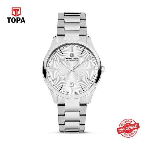 Hanowa HAWUH0001702 Quartz Analog Men's Watch with silver dial