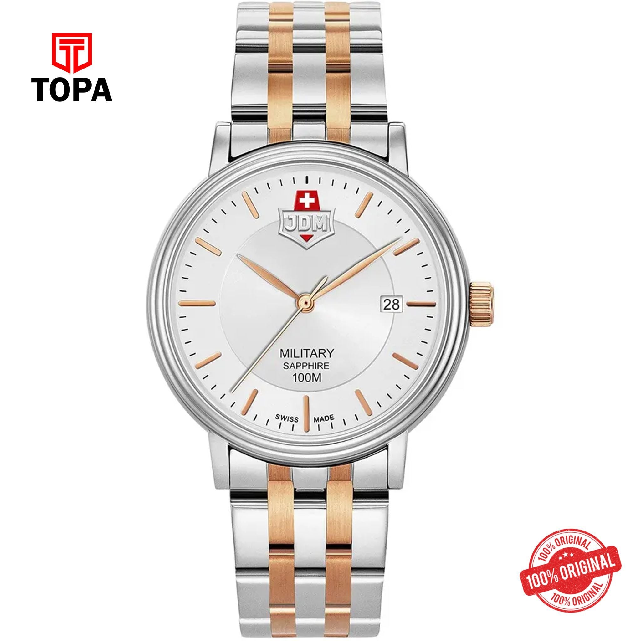 Topa JDM-Military-JDM-WG004-02-Kilo-Metal-Band-Men-Watch - Product Image 1