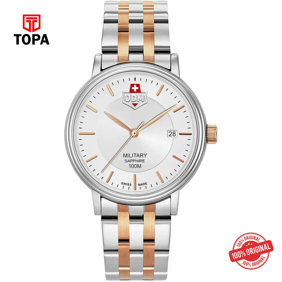 Topa JDM-Military-JDM-WG004-02-Kilo-Metal-Band-Men-Watch - Product Image 1