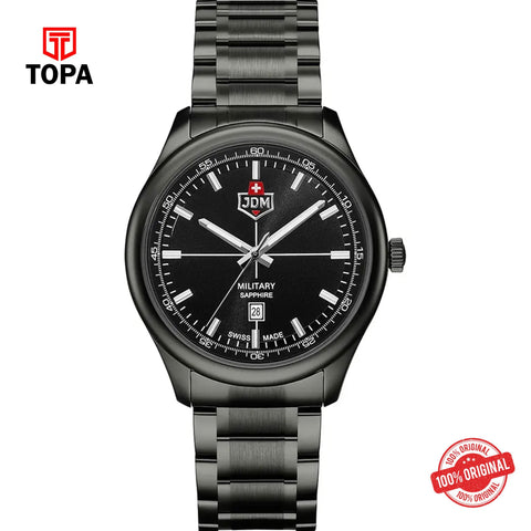 Topa JDM-Military-JDM-WG010-01-ALPHA-MISSION-Metal-Band-Men-Watch - Product Image 1