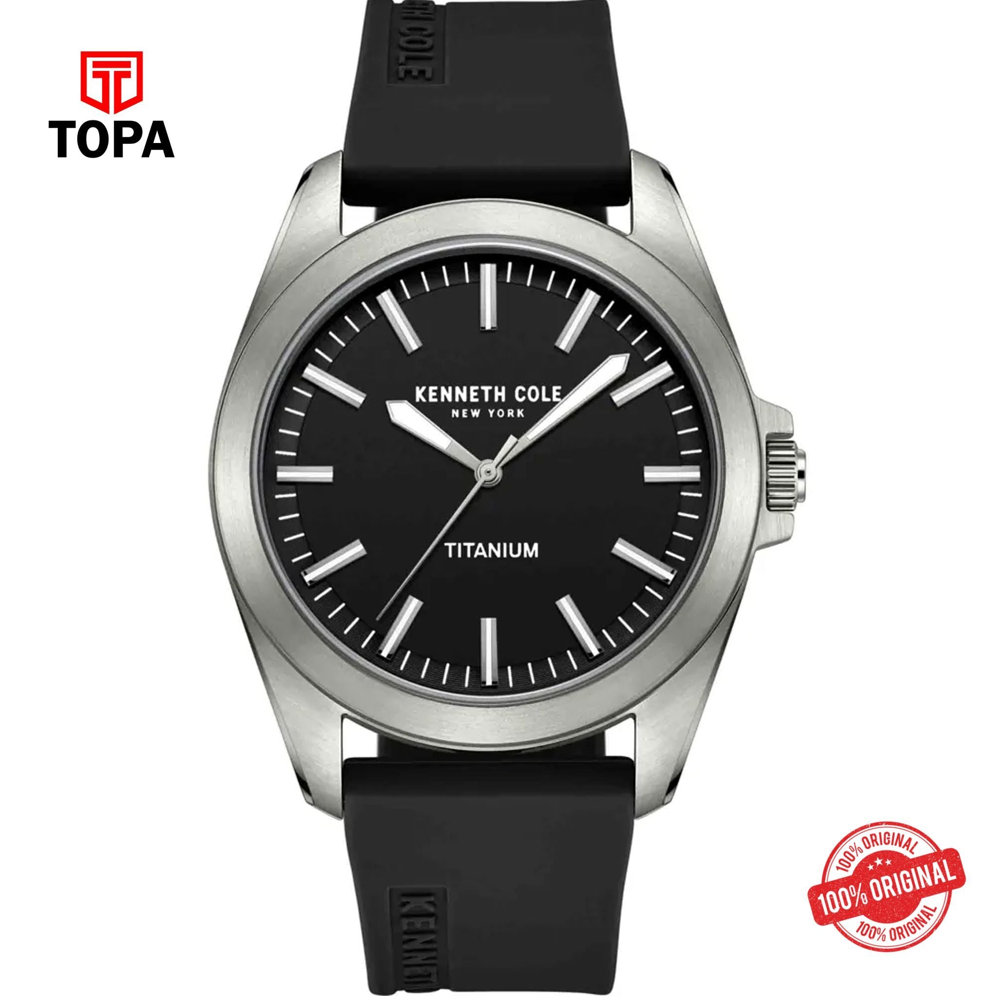 Topa Kenneth-Cole-KCWGM2238803-Rubber-Band-Men-Watch - Product Image 1