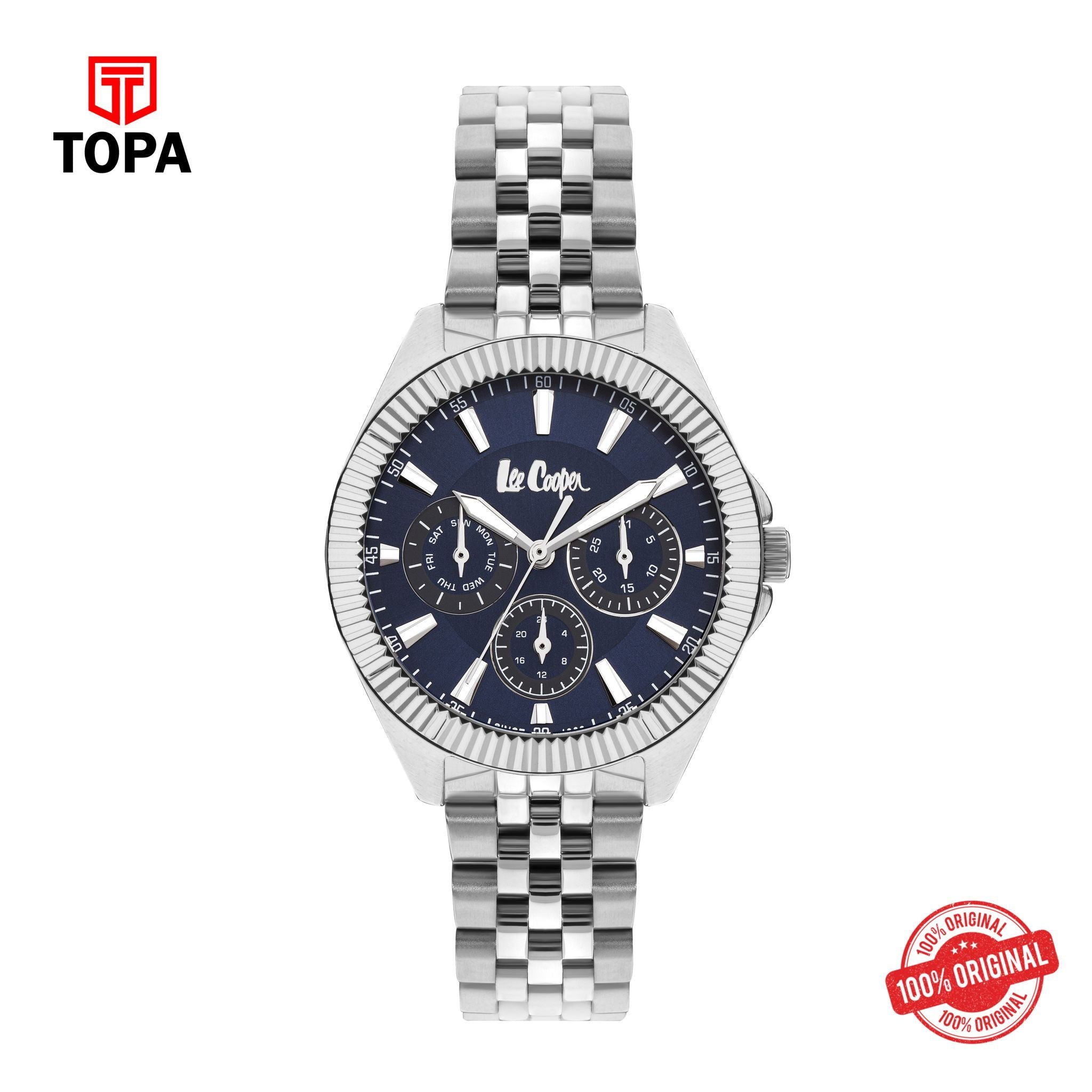 Topa Lee Cooper - LC07837.390 - Ladies Super Metal Silver Watch - Product Image 1