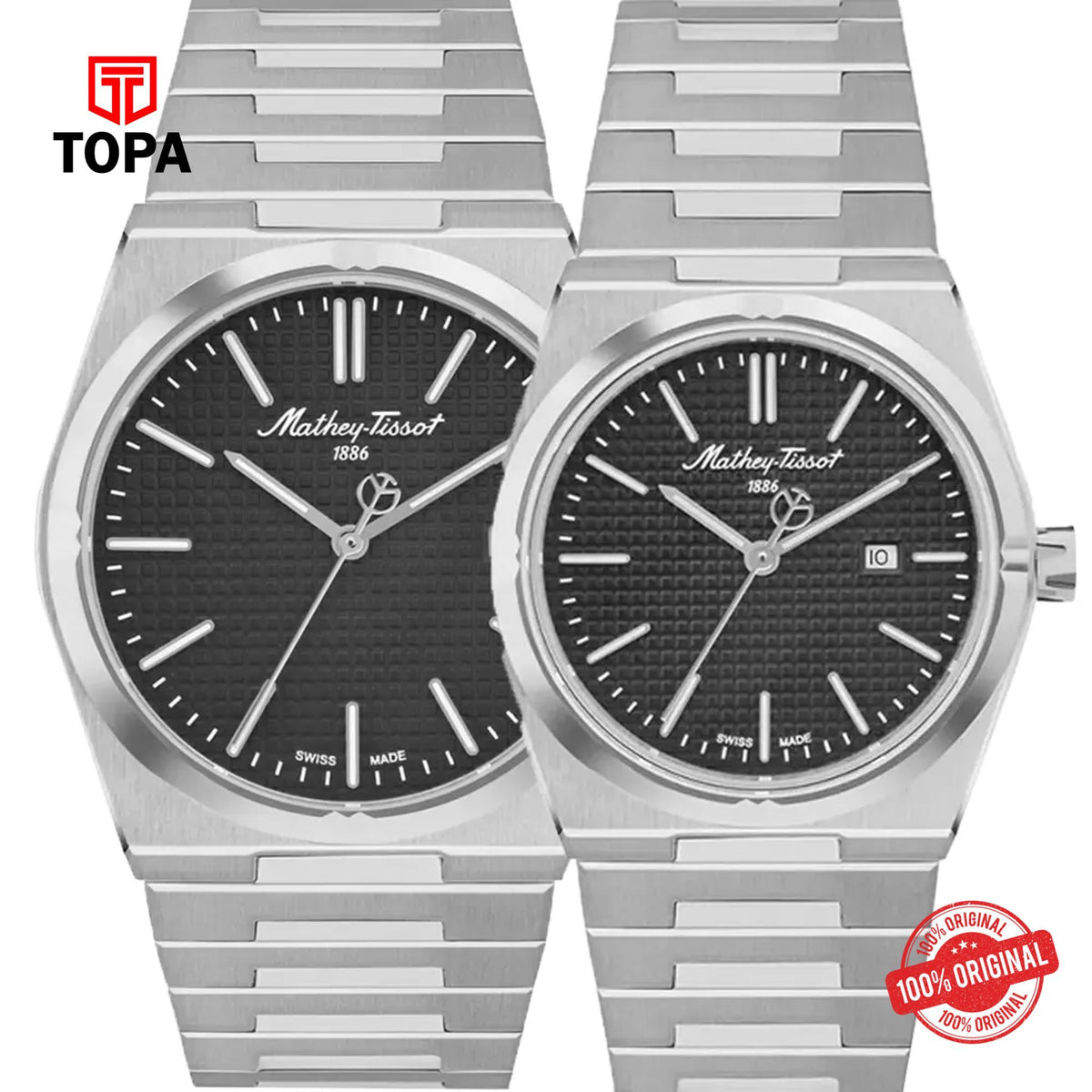 Topa Mathey-Tissot-Couple-Watches - Product Image 1