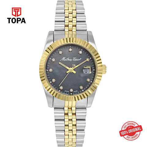 Topa Mathey-Tissot-D910BN-Metal-Band-Women-Watch - Product Image 1
