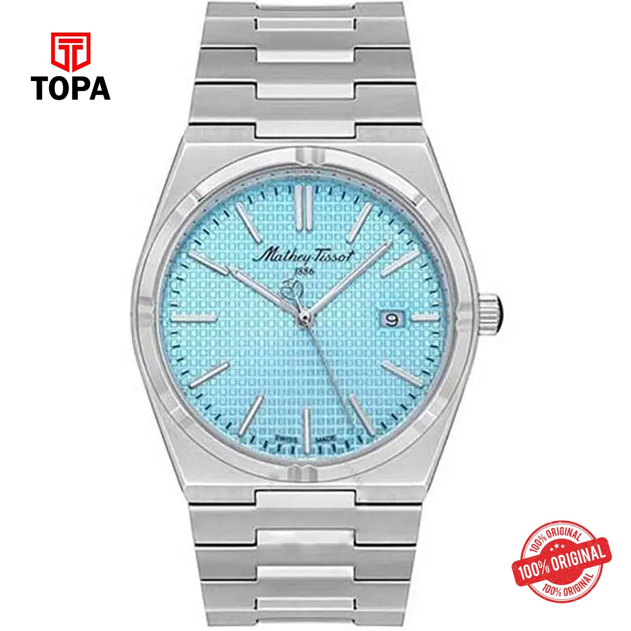 Topa Mathey-Tissot-H117SK-Metal-Band-Men-Watch - Product Image 1