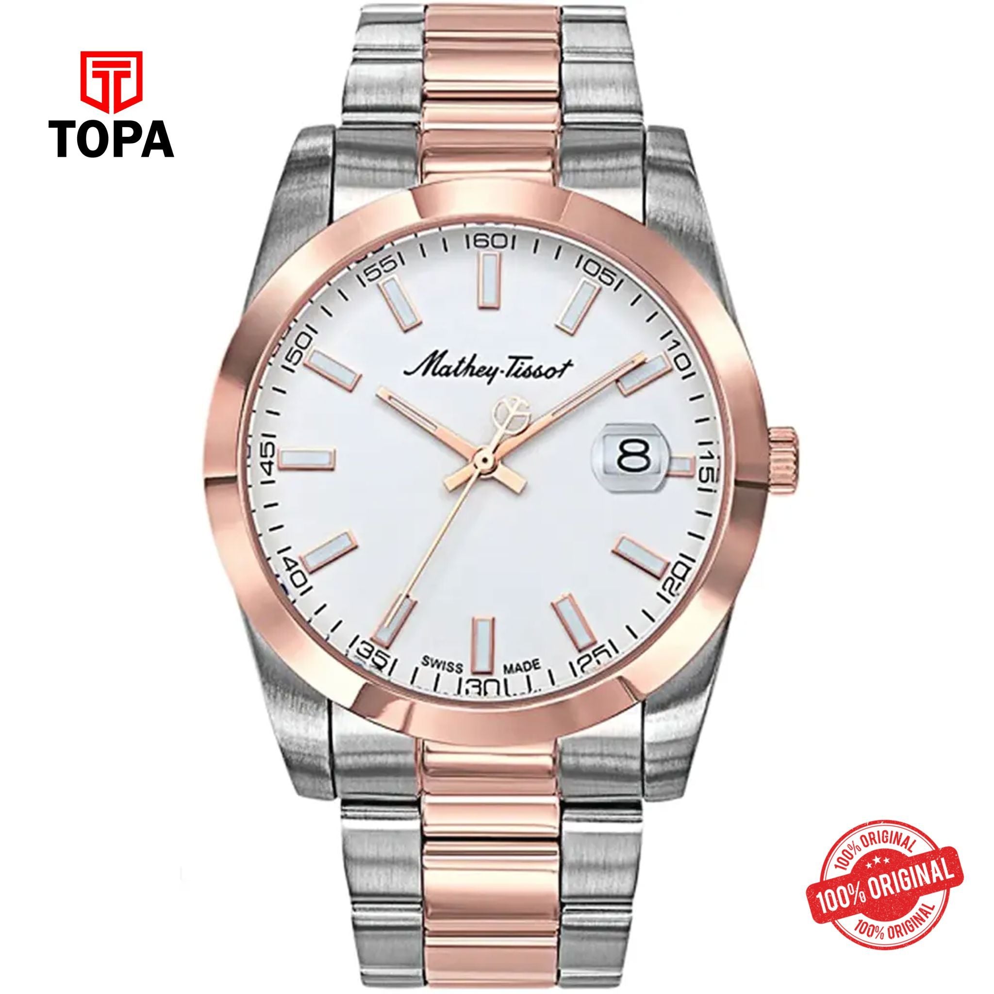 Topa Mathey-Tissot-H450RA-Metal-Band-Men-Watch - Product Image 1