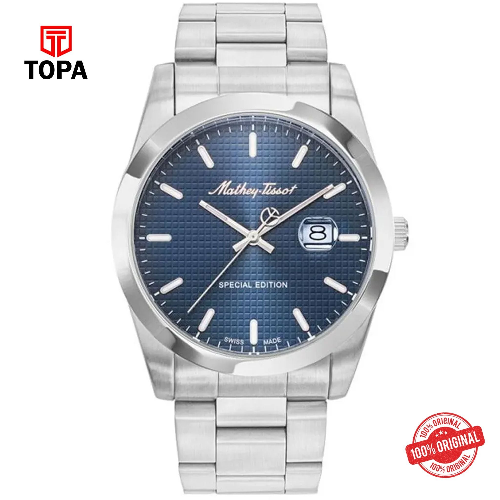 Topa Mathey-Tissot-H452ABU-Metal-Band-Men-Watch - Product Image 1