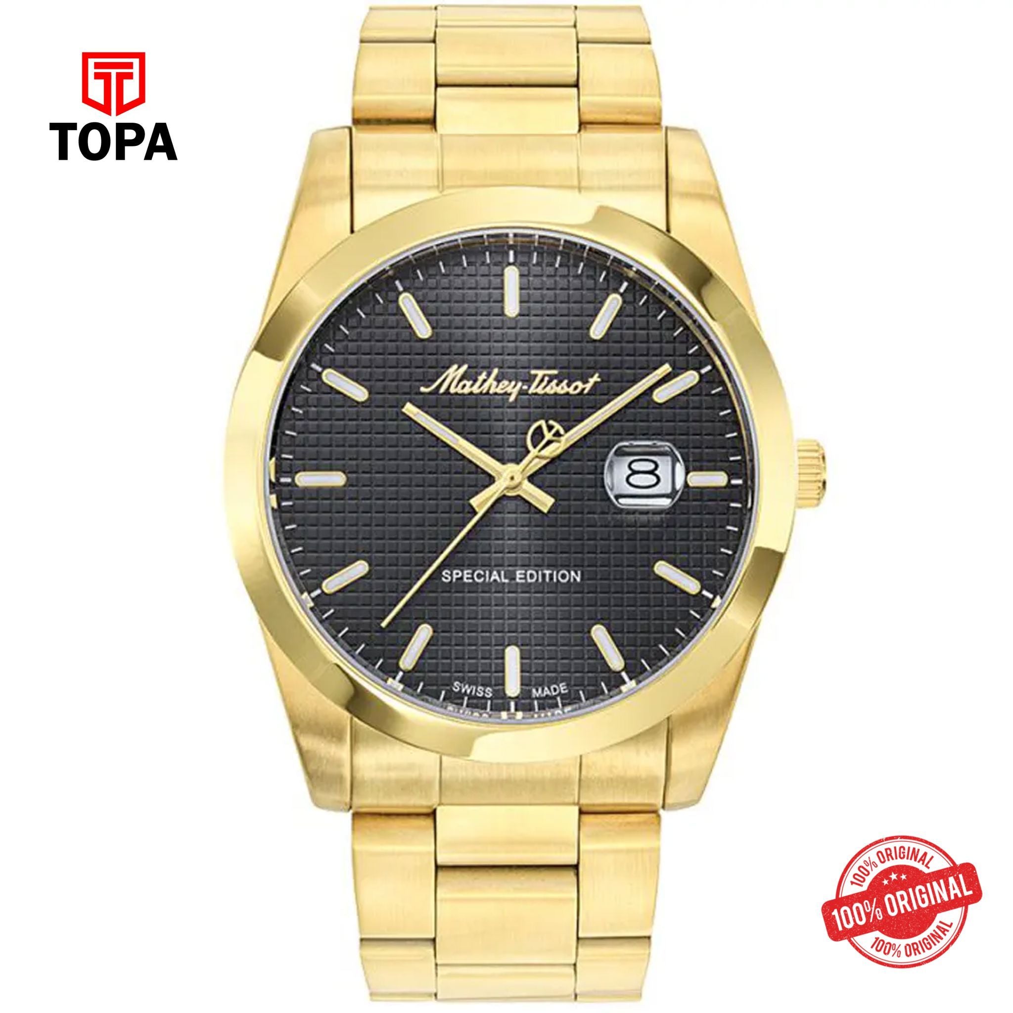 Topa Mathey-Tissot-H452PN-Metal-Band-Men-Watch - Product Image 1