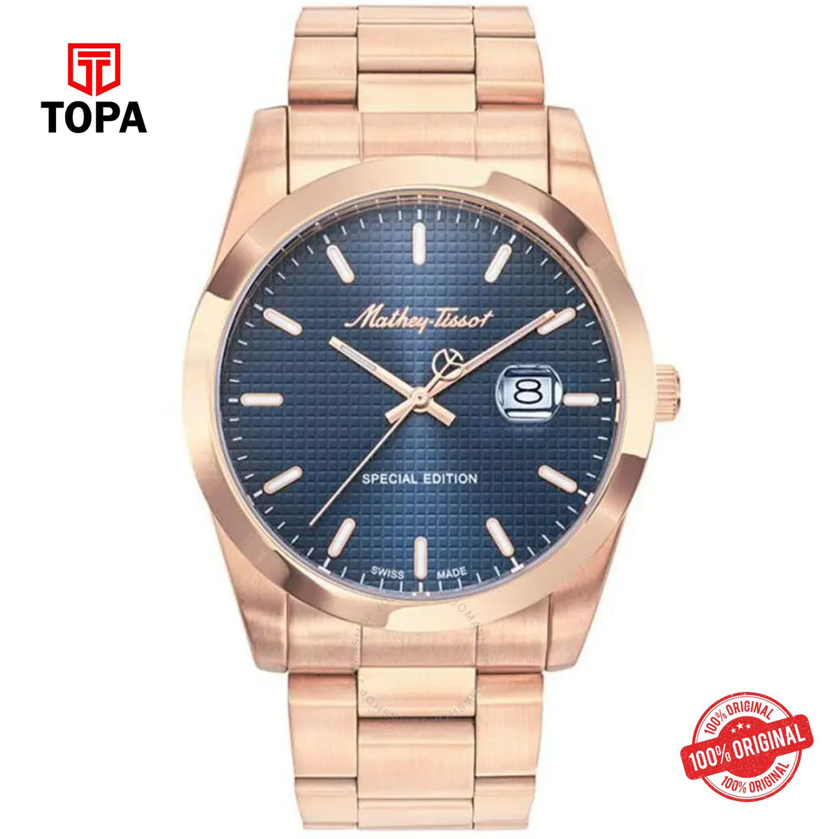 Topa Mathey-Tissot-H452PRBU-Metal-Band-Men-Watch - Product Image 1