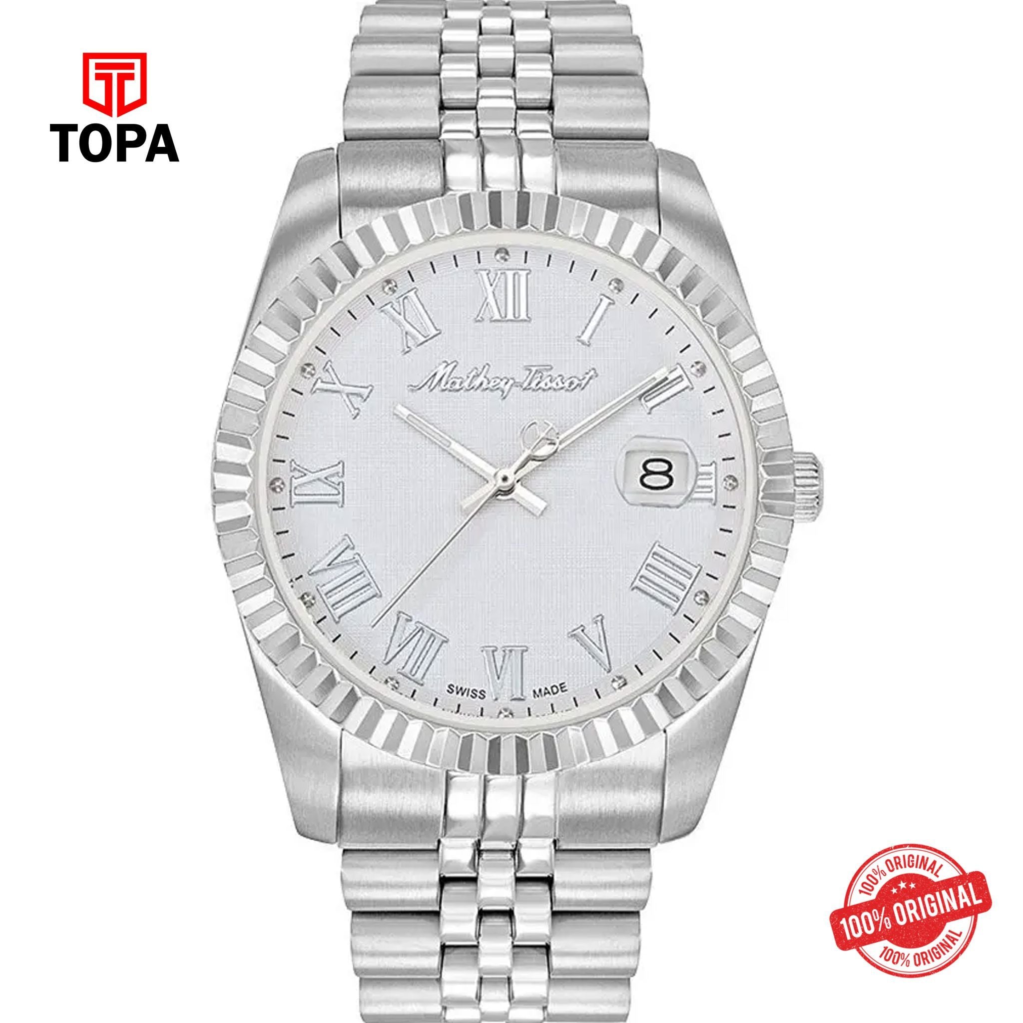 Topa Mathey-Tissot-H810ABR-Metal-Band-Men-Watch - Product Image 1