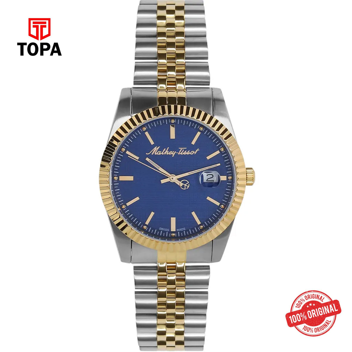 Topa Mathey-Tissot-H810BU-Metal-Band-Men-Watch - Product Image 1