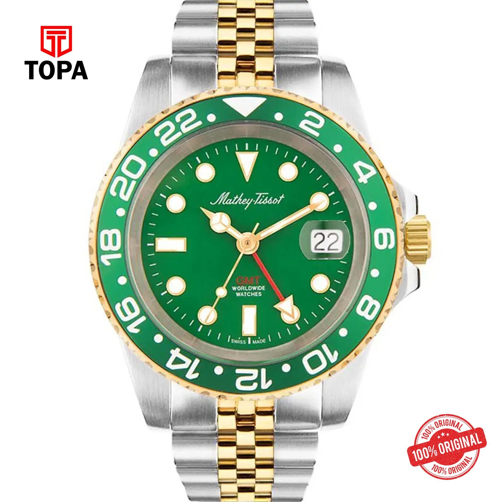 Topa Mathey-Tissot-H903BBV-Metal-Band-Men-Watch - Product Image 1