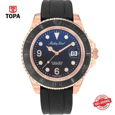 Topa Mathey-Tissot-H909PNBU-Rubber-Band-Men-Watch - Product Image 1