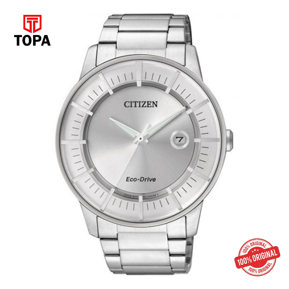 Topa Mens-Citizen-Eco-Drive-Stainless-Steel-Dress-Watch-in-Pakist - Product Image 1