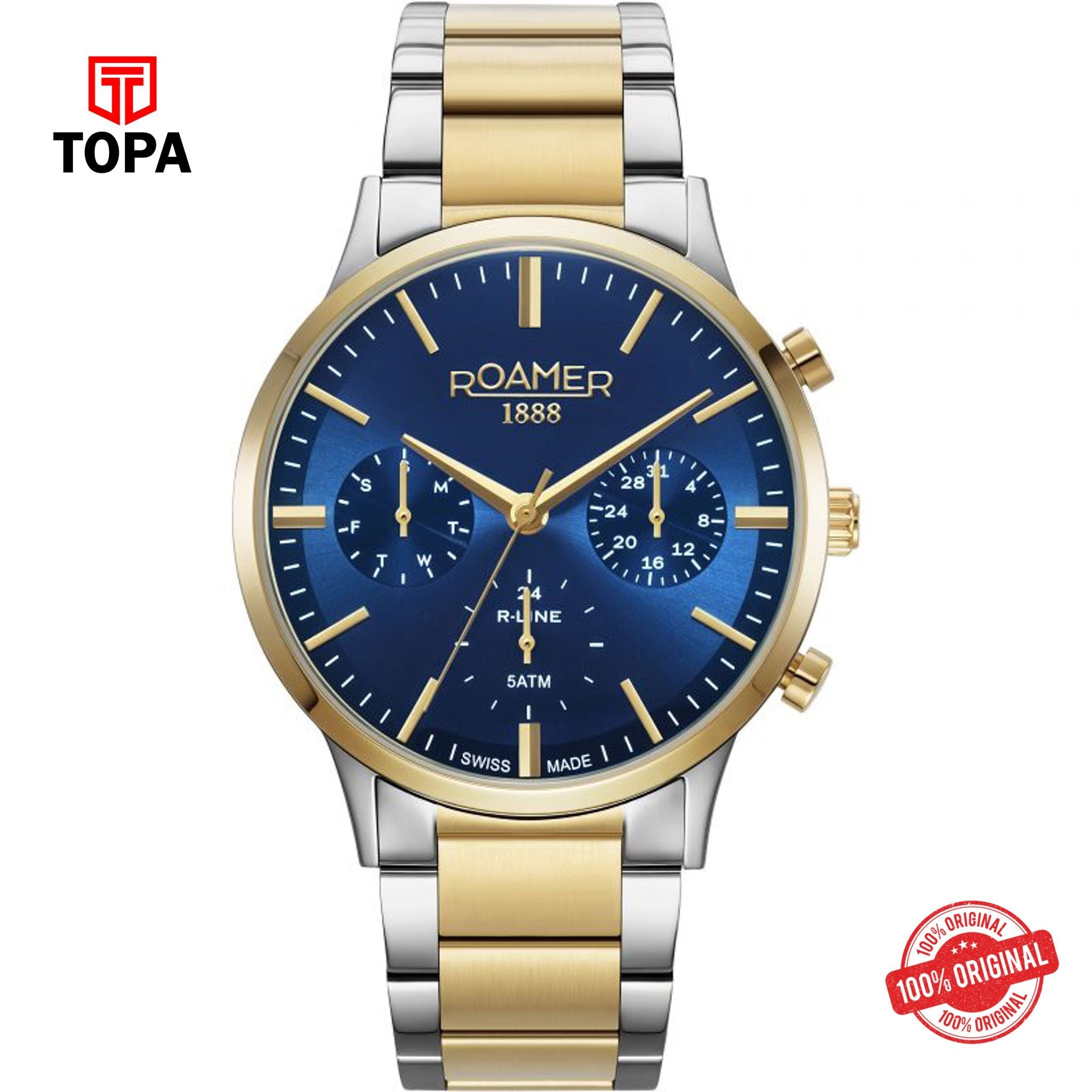 Topa Mens Roamer - 718982 48 45 70 - R-Line Multi Function Watch - Product Image 1