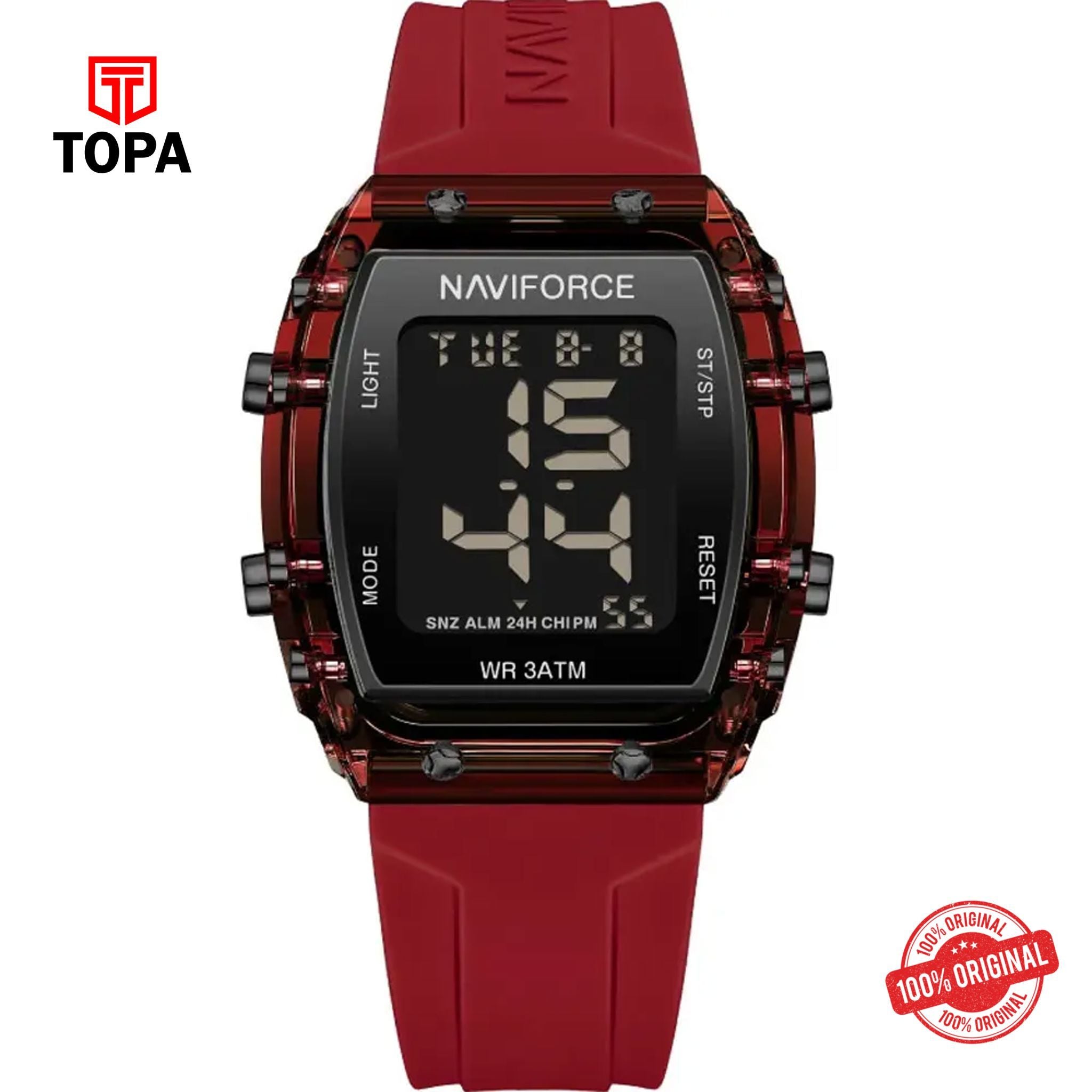 Topa NaviForce-NF7102-RED-Digital-Unisex-Watch - Product Image 1