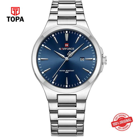 Topa NaviForce-NF9214-CH-BLU-Metal-Band-Men-Watch - Product Image 1