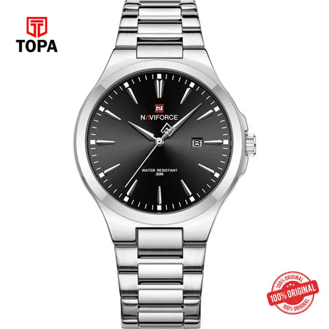 Topa NaviForce-NF9214G-CH-BLK-Metal-Band-Men-Watch - Product Image 1