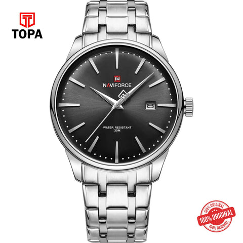 Topa NaviForce-NF9230G-CH-BLK-Metal-Band-Men-Watch - Product Image 1