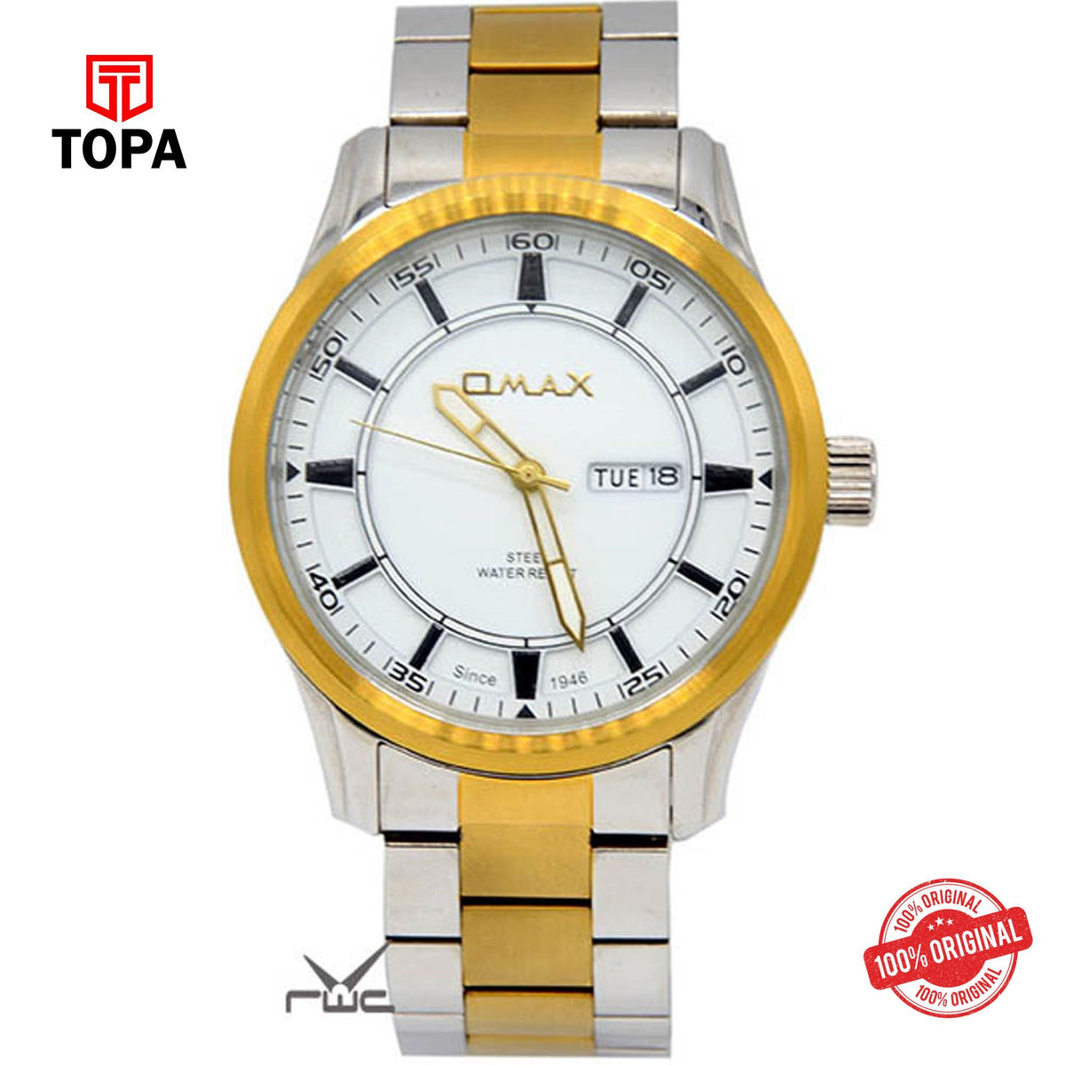 Topa Omax-24SVT36I-Mens-Wrist-Watch - Product Image 1