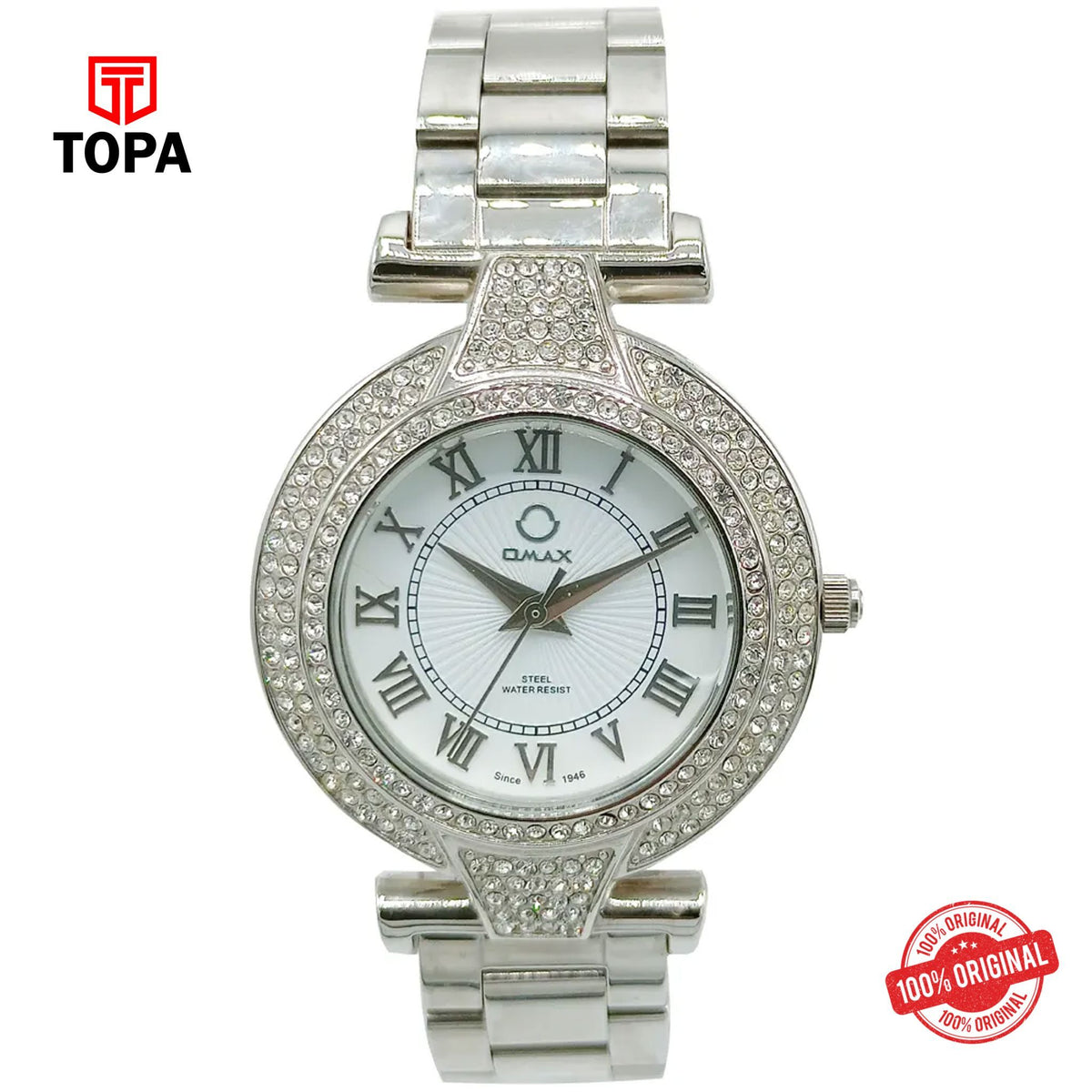 Topa Omax-36SYP36I-Metal-Band-Women-Watch - Product Image 1