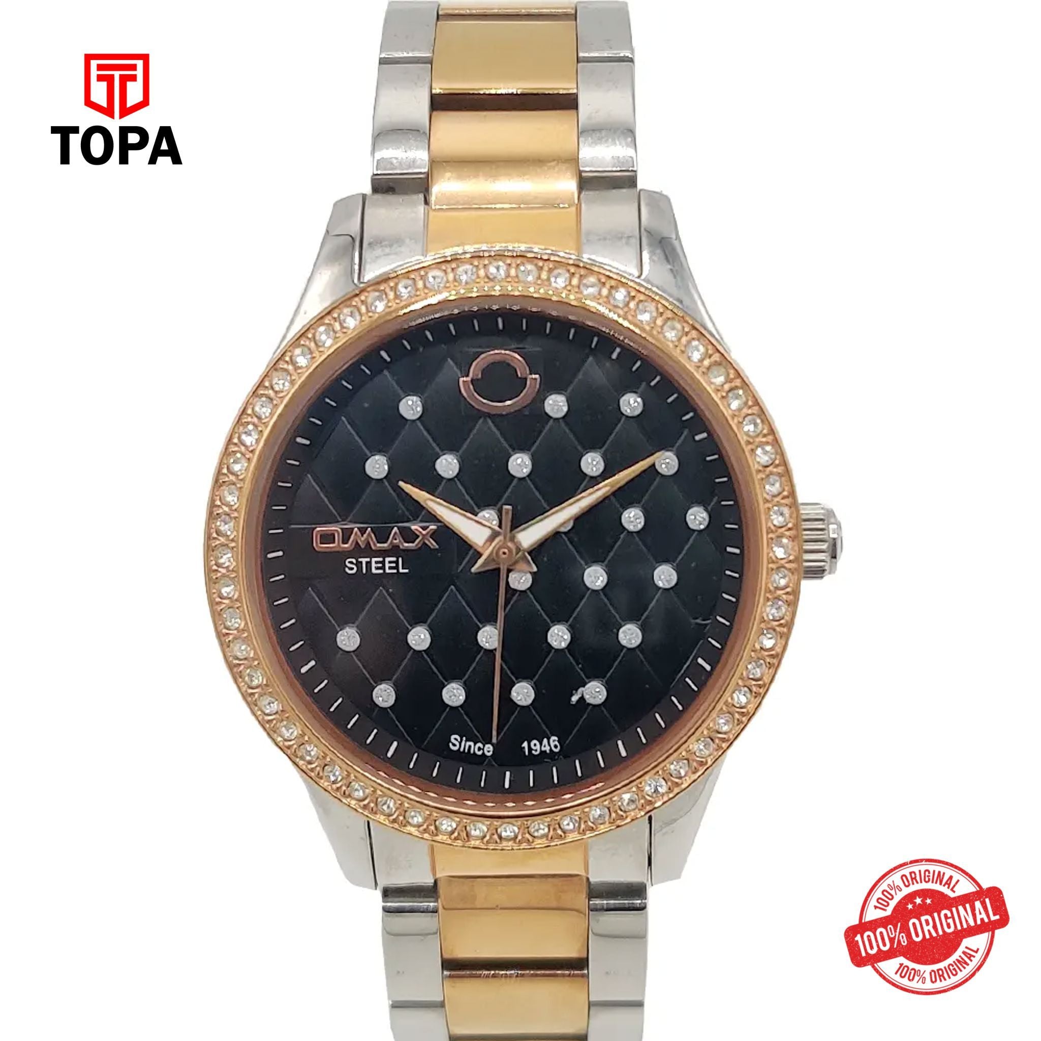Topa Omax-50SYC26I-Metal-Band-Women-Watch - Product Image 1