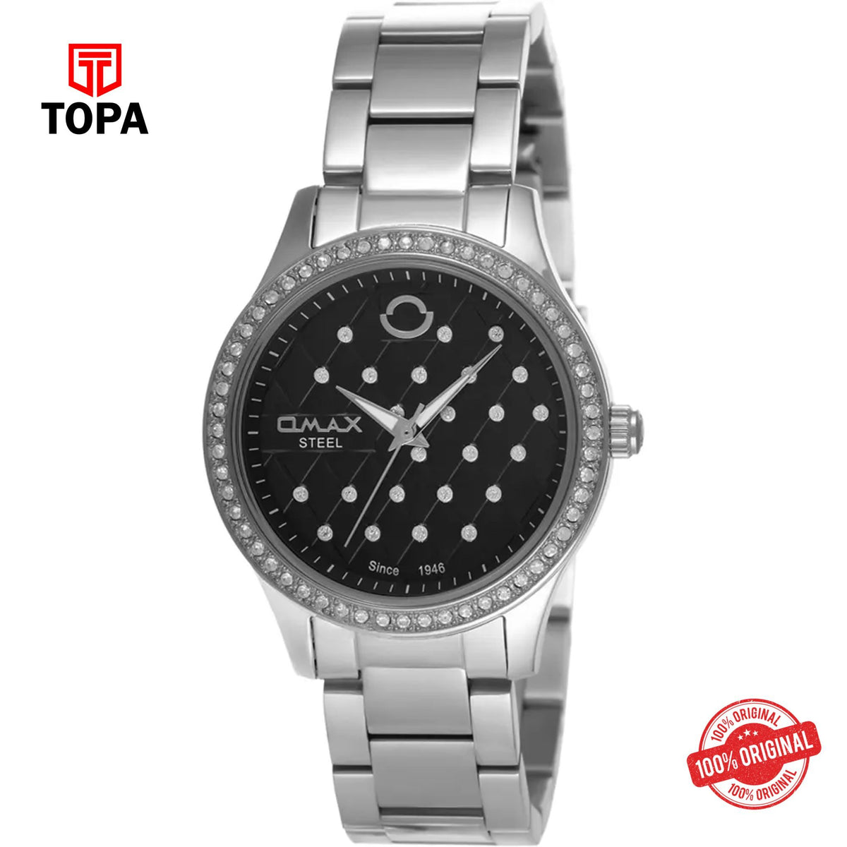 Topa Omax-50SYP26I-Metal-Band-Women-Watch - Product Image 1