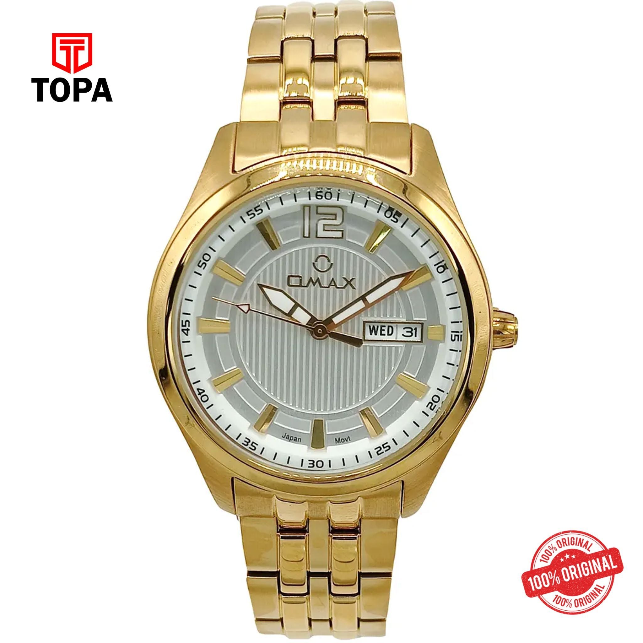 Topa Omax-81SMG61I-Metal-Band-Women-Watch - Product Image 1