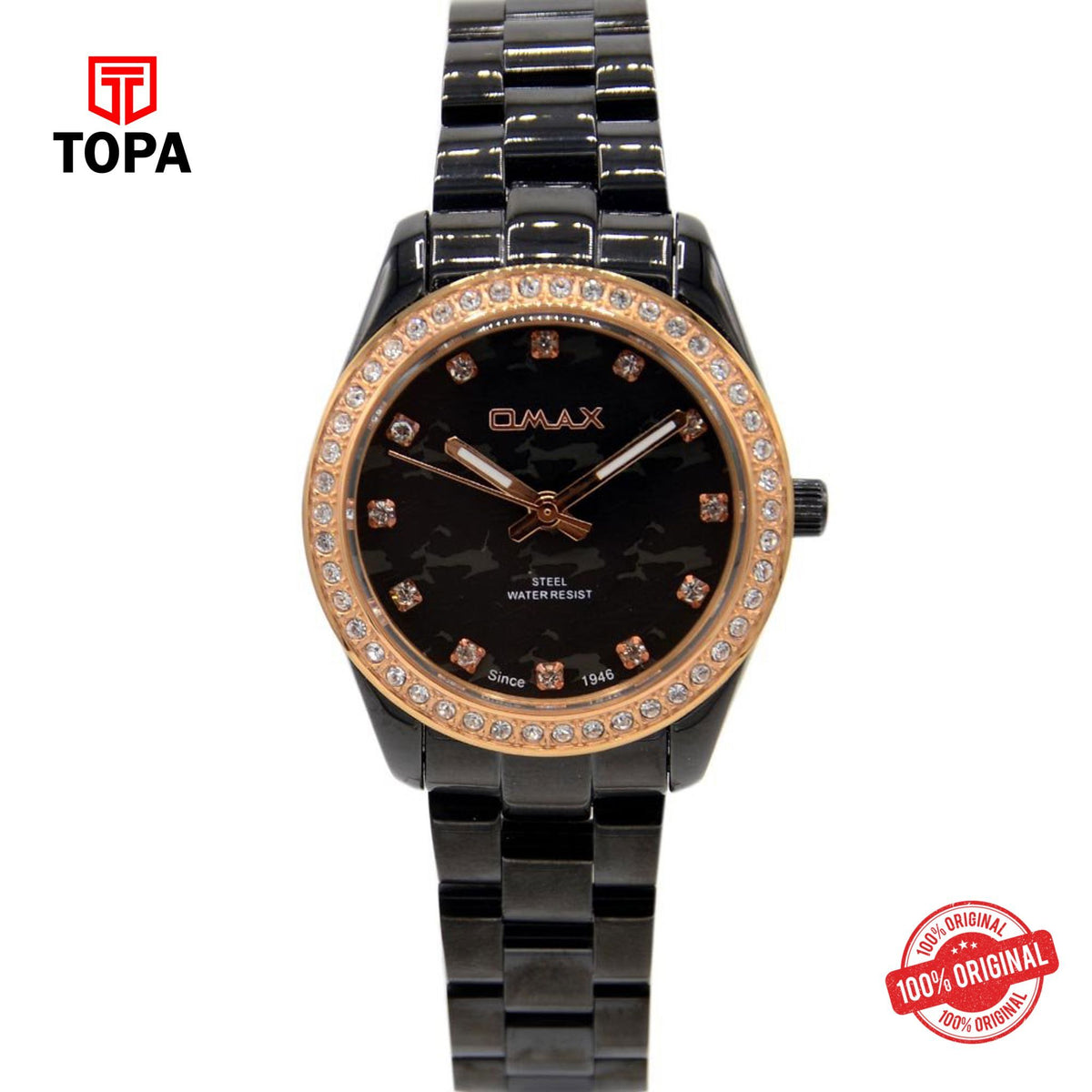 Topa Omax-ARY-Metal-Band-Women-Watch - Product Image 1