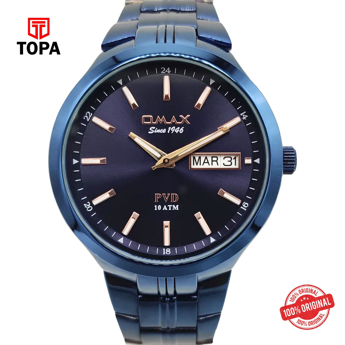Topa Omax-AS0117K004-Metal-Band-Men-Watch - Product Image 1