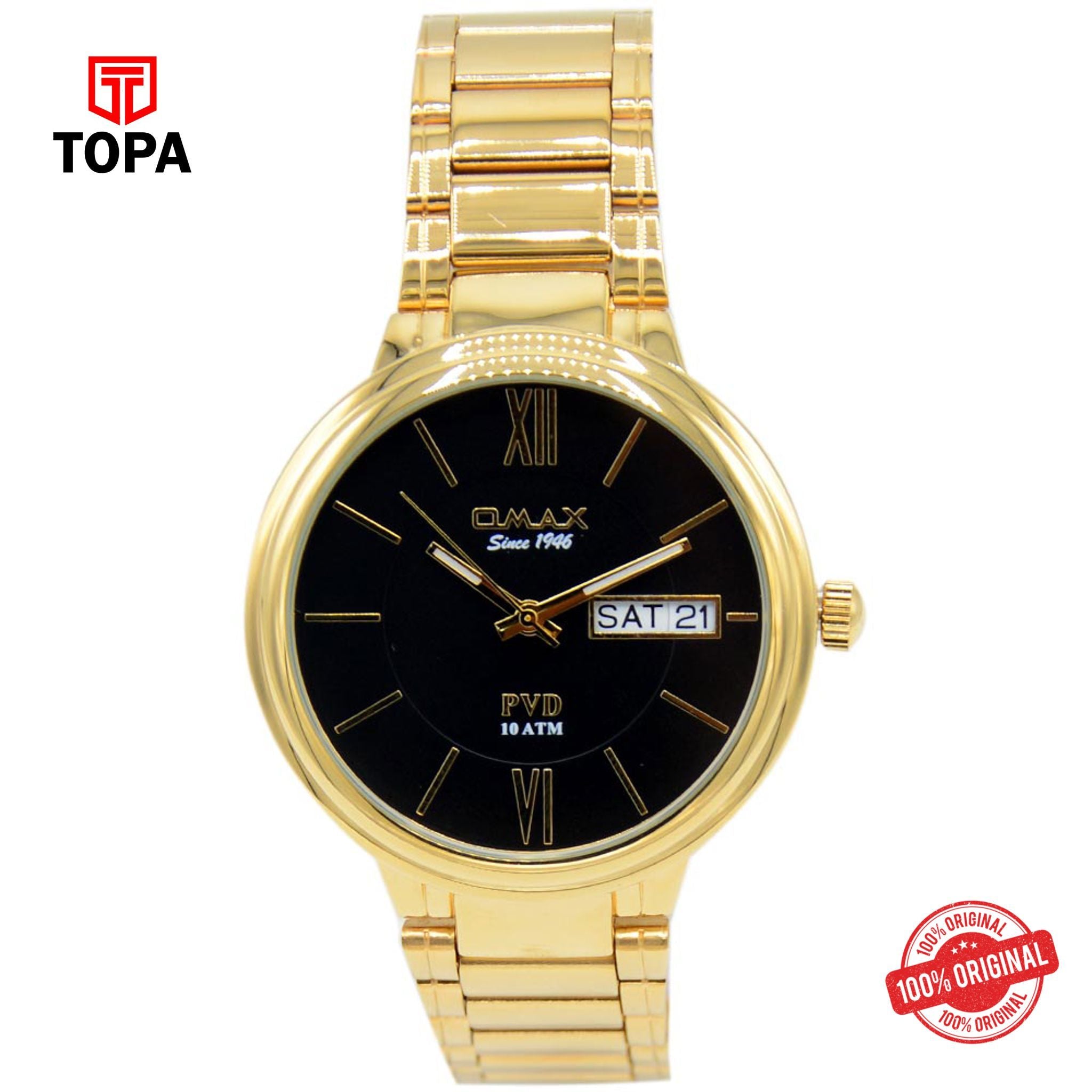 Topa Omax-AS0133Q002-Metal-Band-Men-Watch - Product Image 1