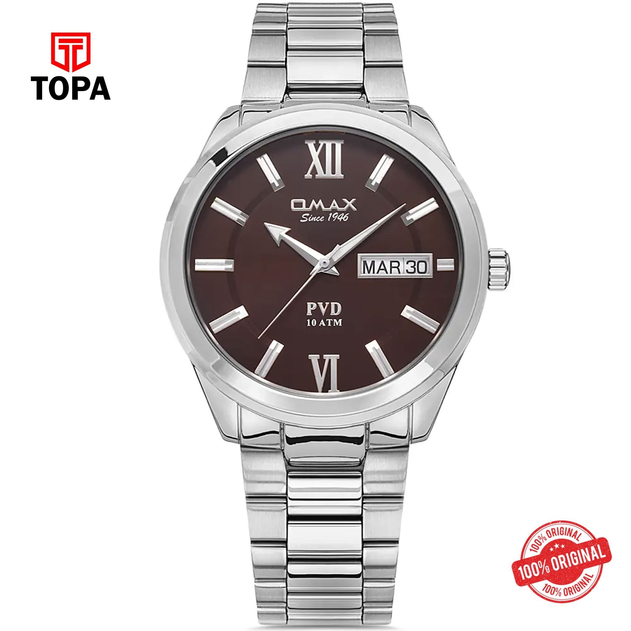 Topa Omax-AS0139I00D-Metal-Band-Men-Watch - Product Image 1