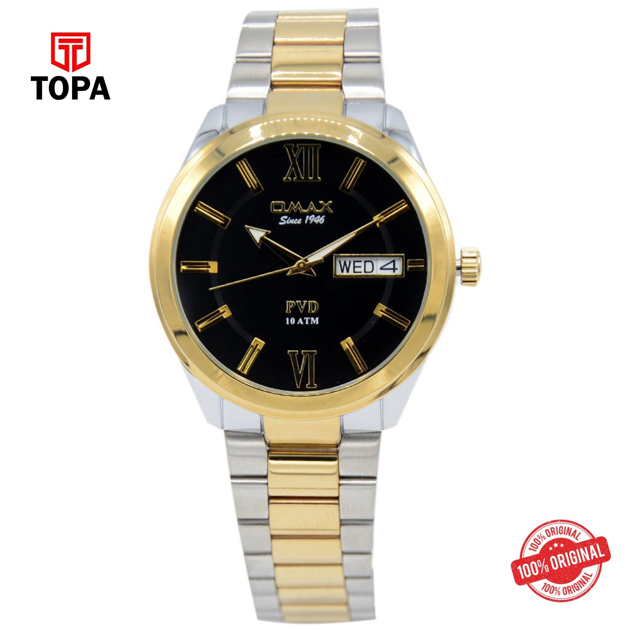 Topa Omax-AS0139N002-Metal-Band-Men-Watch - Product Image 1