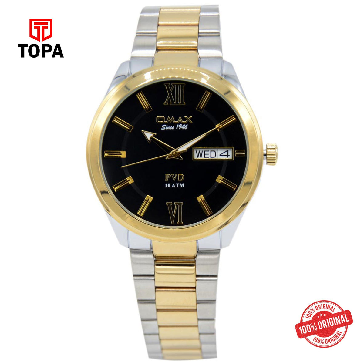Topa Omax-AS0139N002-Metal-Band-Men-Watch - Product Image 1