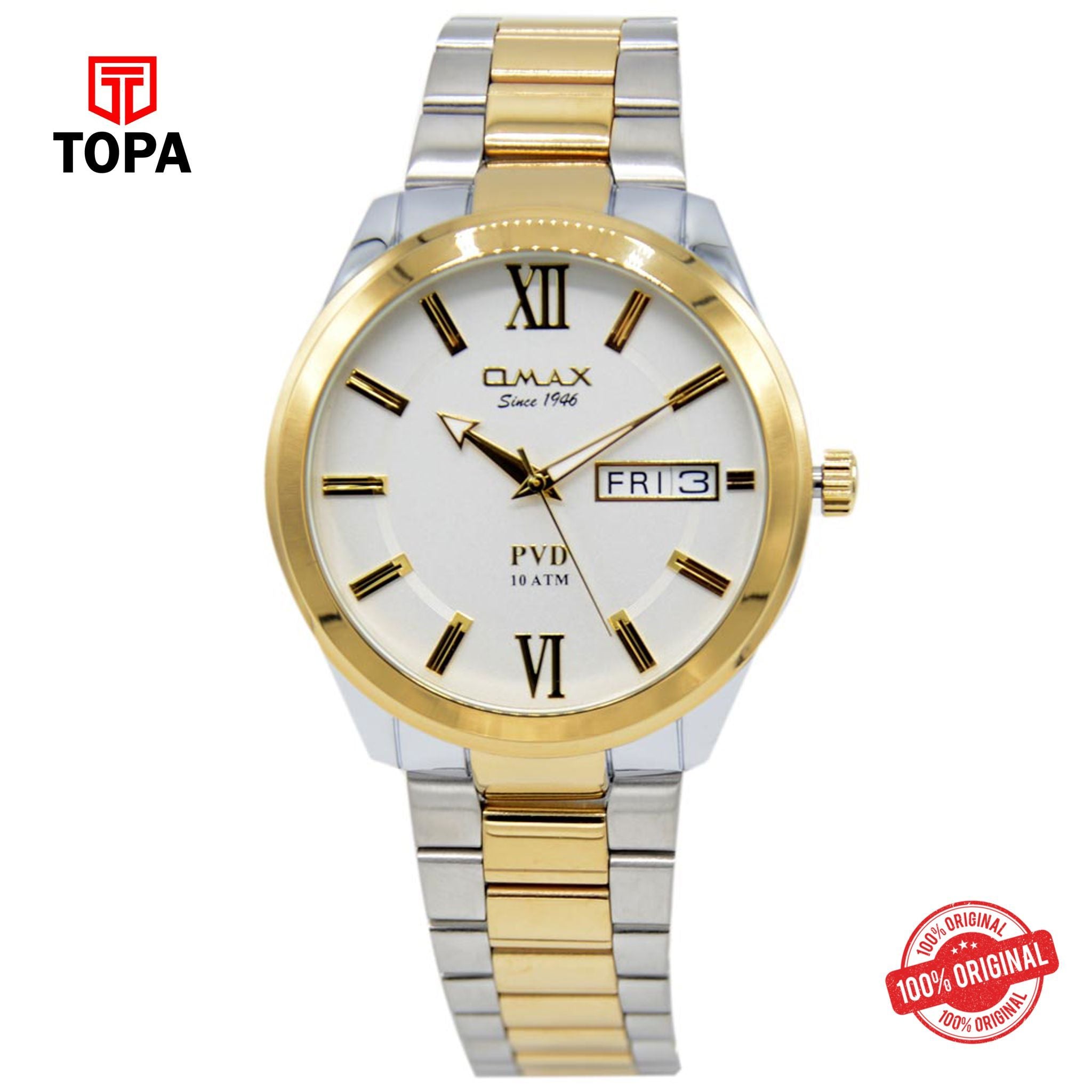 Topa Omax-AS0139N008-Metal-Band-Men-Watch - Product Image 1