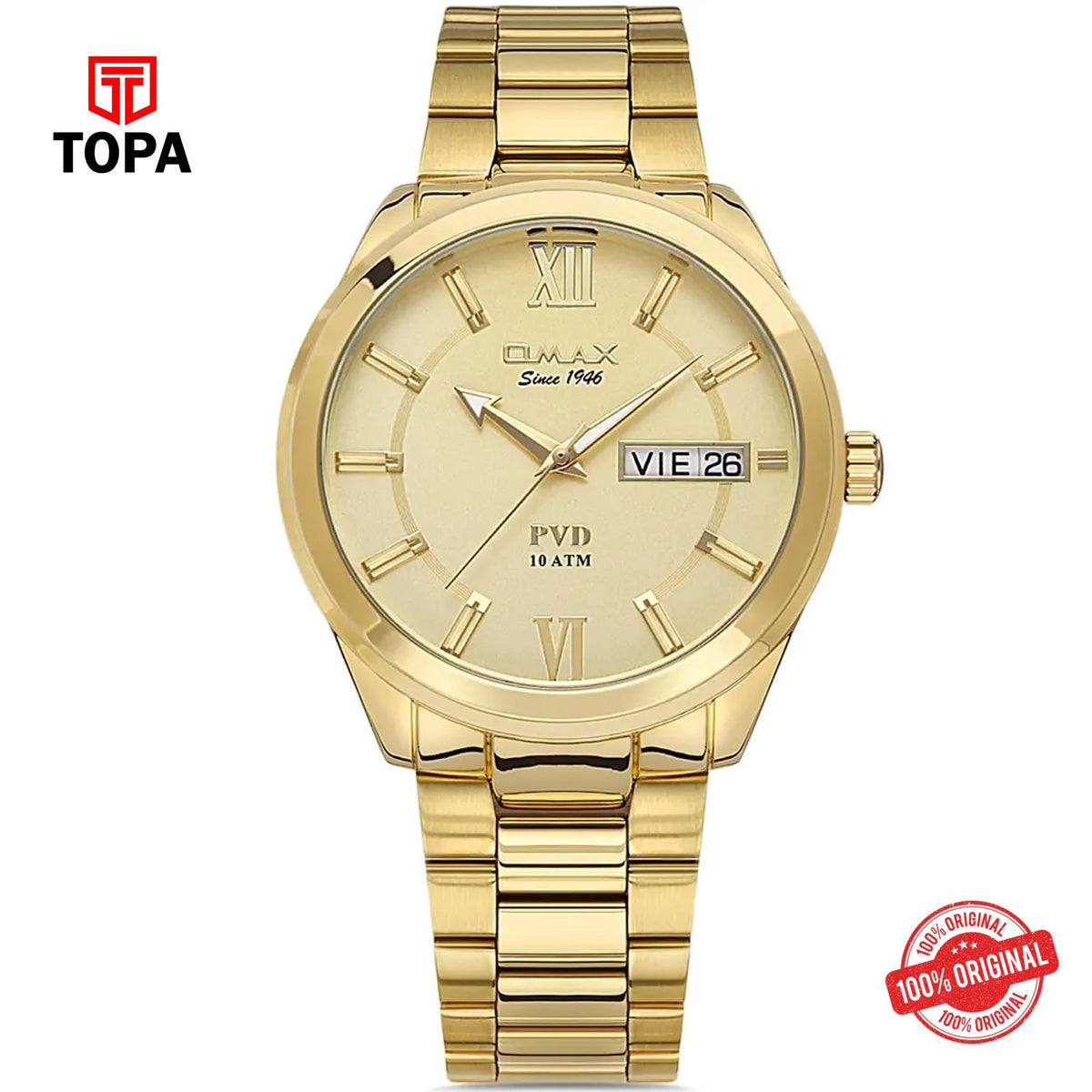 Topa Omax-AS0139Q001-Metal-Band-Men-Watch - Product Image 1